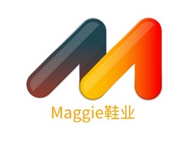 Maggie鞋业店铺标志PPT模板