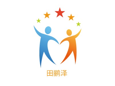 田鹂泽logo标志PPT模板