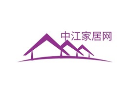 中江家居网企业标志PPT模板