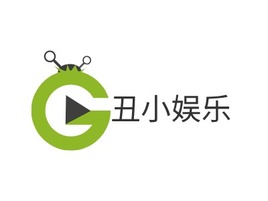 丑小娱乐logo标志PPT模板