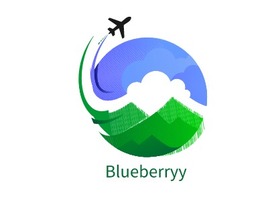 Blueberryylogo标志PPT模板