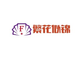 繁花似锦logo标志PPT模板