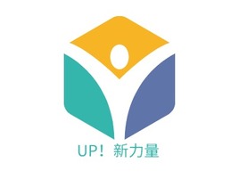 UP！新力量logo标志PPT模板