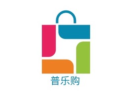 普乐购店铺标志PPT模板