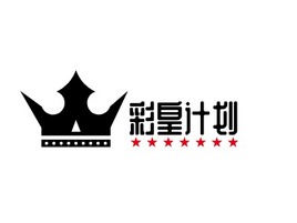 山水酒家logo标志PPT模板