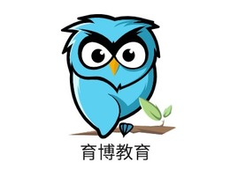 育博教育logo标志PPT模板