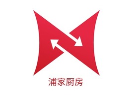 浦家厨房店铺logo头像PPT模板