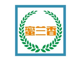 蜜兰香店铺logo头像PPT模板