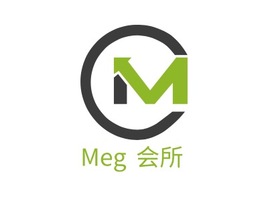 Meg 会所店铺logo头像PPT模板