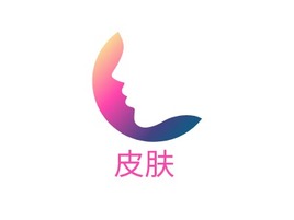 皮肤门店logo标志PPT模板