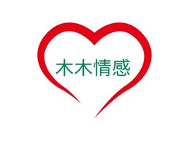 木木情感logo标志PPT模板