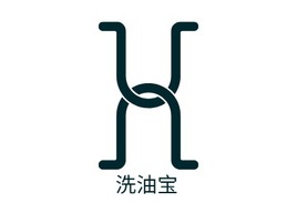 洗油宝logo标志PPT模板