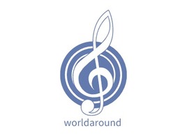 worldaroundlogo标志PPT模板