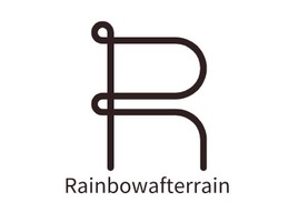 Rainbowafterrainlogo标志PPT模板