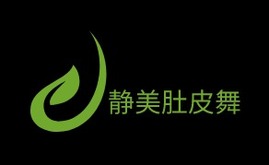 静美肚皮舞logo标志PPT模板