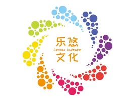 乐悠文化logo标志PPT模板