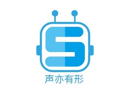 声亦有形logo标志PPT模板