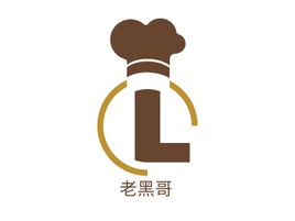 老黑哥店铺logo头像PPT模板