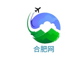 合肥网logo标志PPT模板