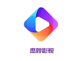 杰婷影视logo标志PPT模板