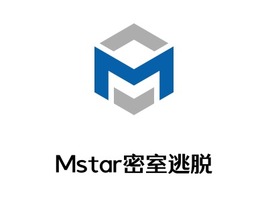 Mstar密室逃脱logo标志PPT模板