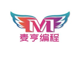 麦亨编程logo标志PPT模板