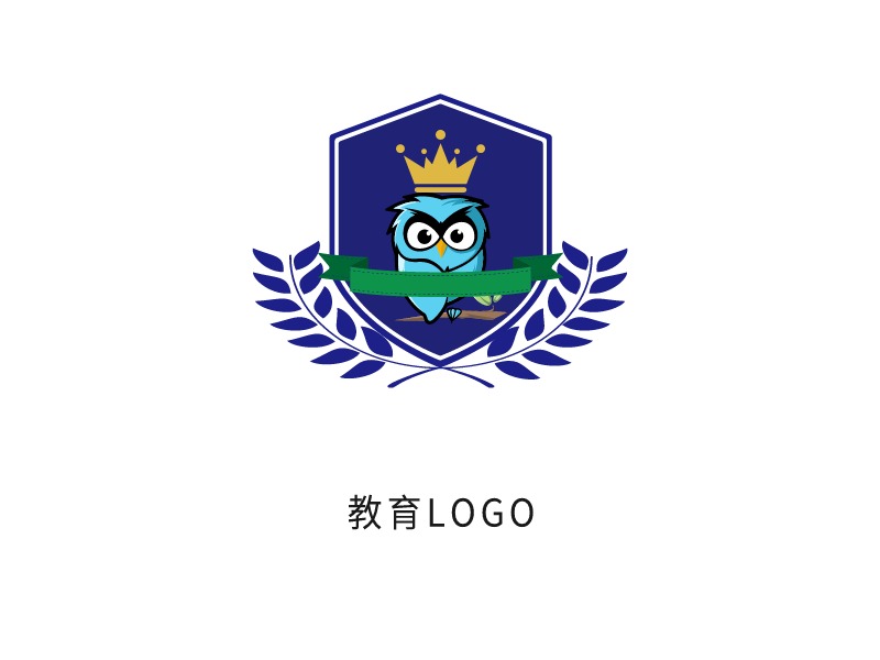 教育AIPPTlogo标志PPT模板