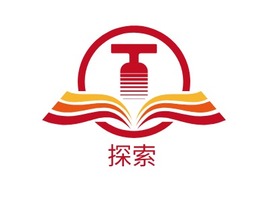 探索logo标志PPT模板