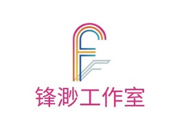 锋渺工作室logo标志PPT模板