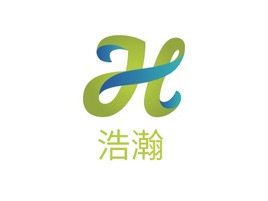 浩瀚企业标志PPT模板