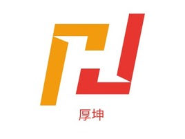 厚坤企业标志PPT模板