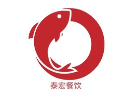 泰宏餐饮店铺logo头像PPT模板