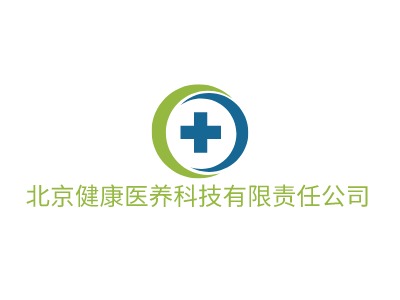 北京健康医养科技有限责任公司门店logo标志PPT模板