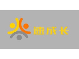 速成长logo标志PPT模板