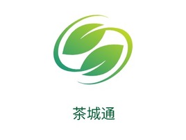 茶城通企业标志PPT模板