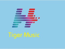 Tiger Music logo标志PPT模板