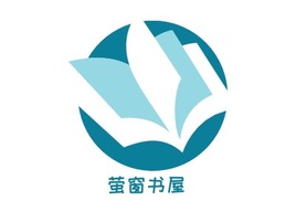 萤窗书屋logo标志PPT模板