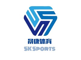 晟康体育logo标志PPT模板