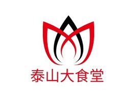 泰山大食堂店铺logo头像PPT模板