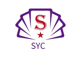 SYC logo标志PPT模板