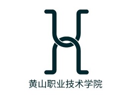 黄山职业技术学院logo标志PPT模板