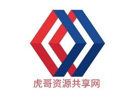 虎哥资源共享网logo标志PPT模板