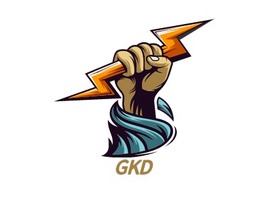 GKDlogo标志PPT模板