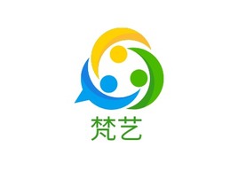 梵艺logo标志PPT模板