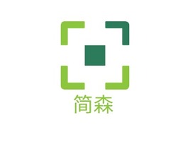 简森企业标志PPT模板