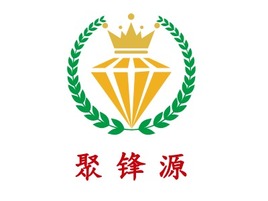 聚锋源logo标志PPT模板