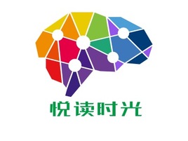 悦读时光logo标志PPT模板