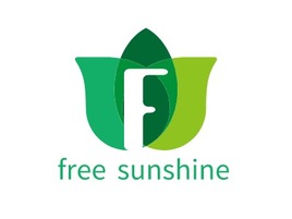 free sunshine企业标志PPT模板