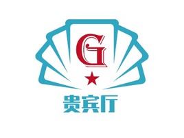 贵宾厅logo标志PPT模板