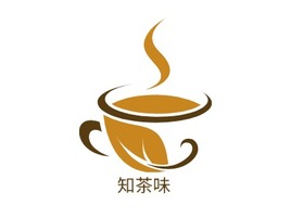 知茶味店铺logo头像PPT模板